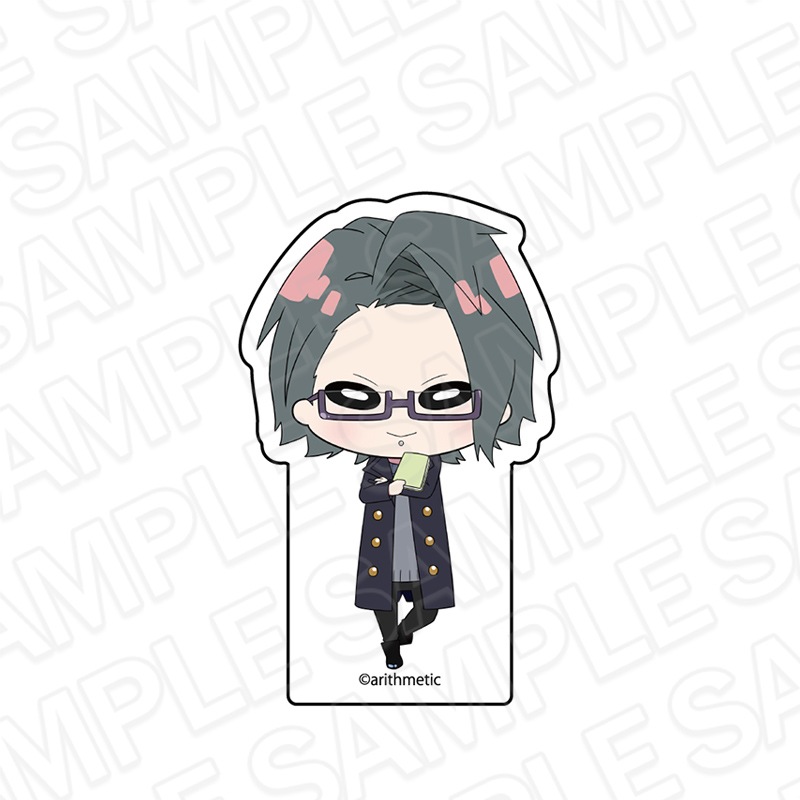 【honeybeeCAFE事後通販】DYNAMIC CHORD　ダイカットアクリルブロック　Kuro　CAFE ver.【2026年1月下旬～2月中旬以降順次発送】