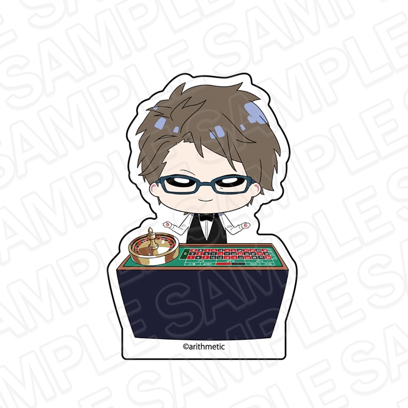 【honeybeeCAFE事後通販】DYNAMIC CHORD　ダイカットアクリルブロック　伊澄久臣　CAFE ver.【2026年1月下旬～2月中旬以降順次発送】