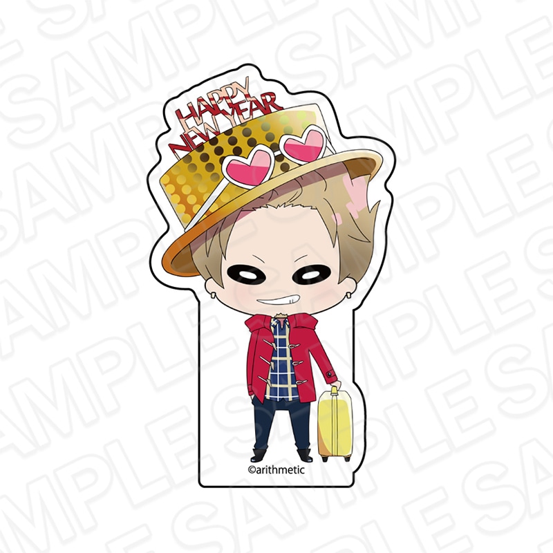 【honeybeeCAFE事後通販】DYNAMIC CHORD　ダイカットアクリルブロック　相模原龍雄　CAFE ver.【2026年1月下旬～2月中旬以降順次発送】