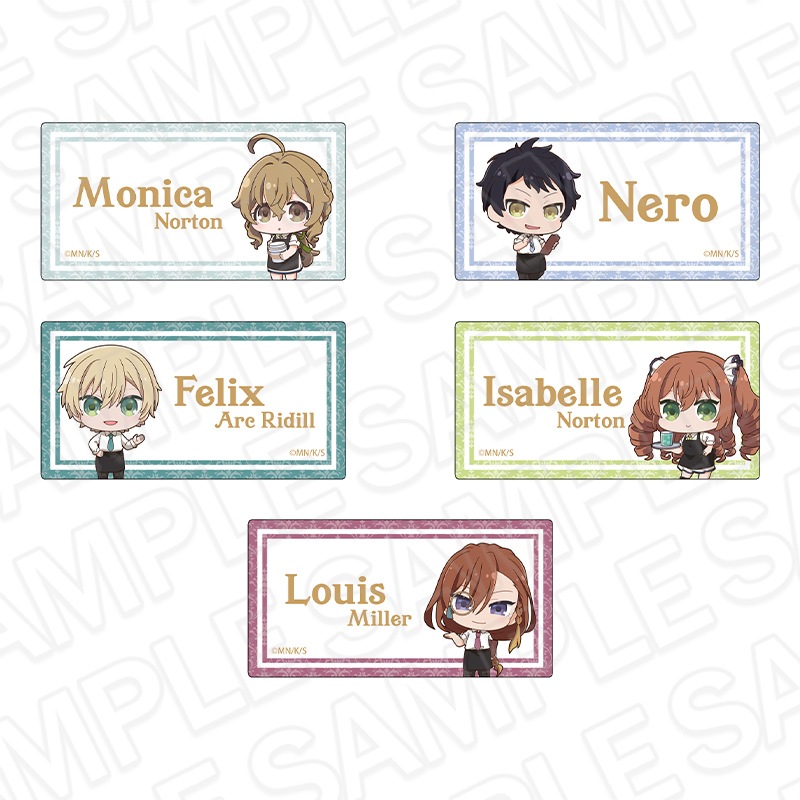 【CAFE STAND事後通販】アニメ『サイレント・ウィッチ　沈黙の魔女の隠しごと』　アクリルネームバッジ(ブラインド)　カフェ ver.【2026年1月中旬～2月上旬以降順次発送】