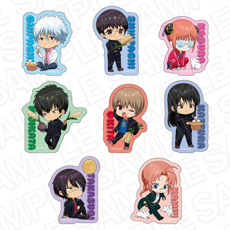 【AGF2025事後通販】アニメ『3年Z組銀八先生』　ランダムアクリルステッカー　お月見 ver.【2026年1月下旬～2月中旬以降順次発送】