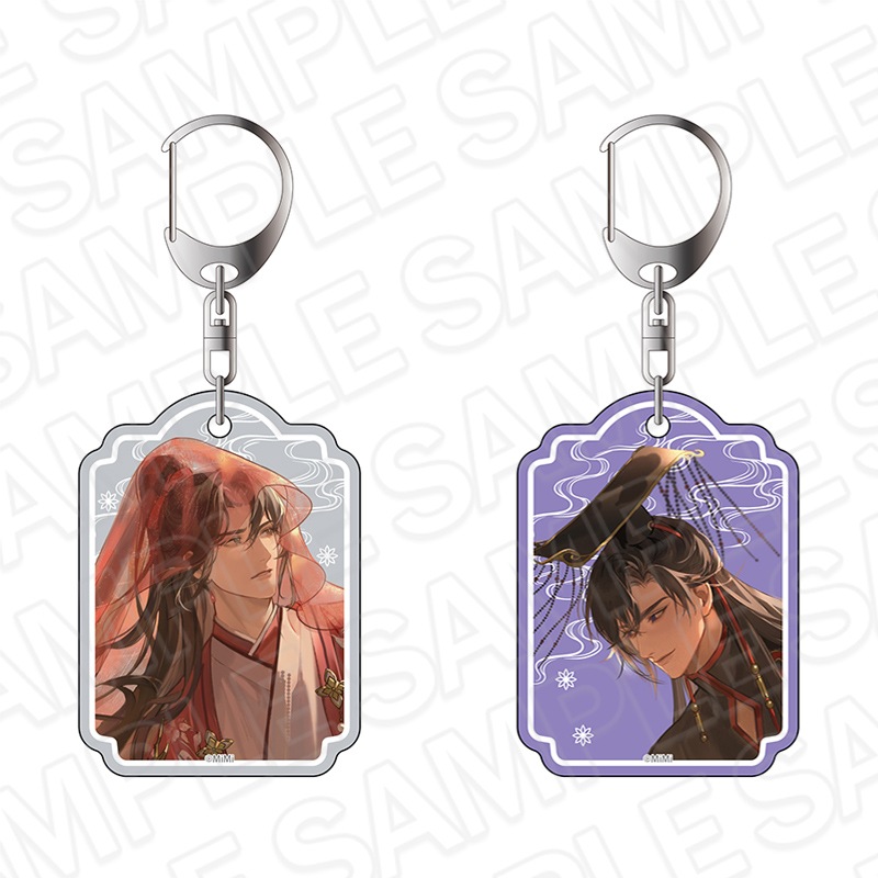 【AGF2025事後通販】二哈と彼の白猫師尊　ペアラメアクリルキーホルダー　A　AGF2025 ver.【2026年1月下旬～2月中旬以降順次発送】