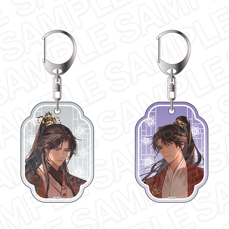 【AGF2025事後通販】二哈と彼の白猫師尊　ペアラメアクリルキーホルダー　B　AGF2025 ver.【2026年1月下旬～2月中旬以降順次発送】