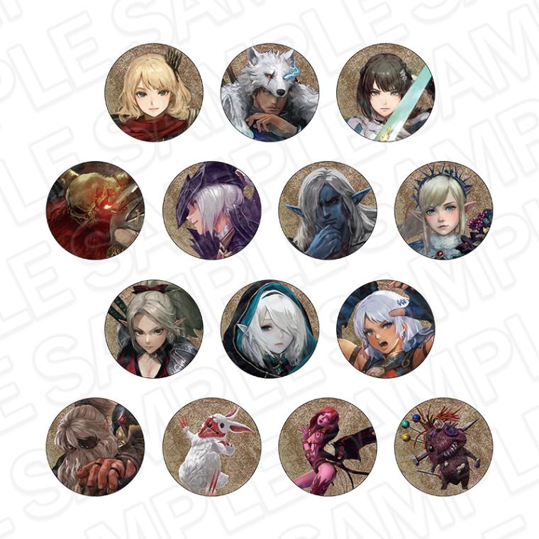 【有楽町マルイ 事後通販】『Wizardry Variants Daphne』　カンバッジ(ランダム　合計14種)【2026年1月下旬～2月中旬以降順次発送】