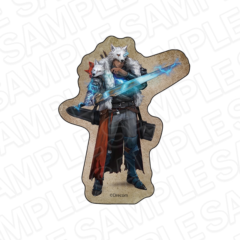 【有楽町マルイ 事後通販】『Wizardry Variants Daphne』　ダイカットステッカー　ジラルド【2026年1月下旬～2月中旬以降順次発送】