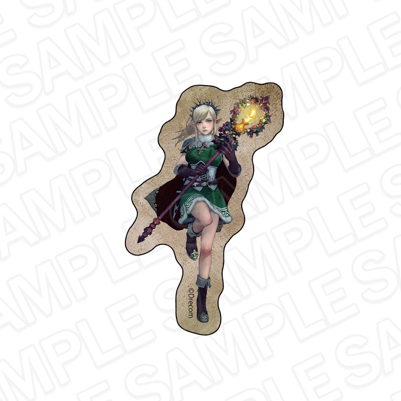 【有楽町マルイ 事後通販】『Wizardry Variants Daphne』　ダイカットステッカー　寂夜の魔術師 フルート【2026年1月下旬～2月中旬以降順次発送】