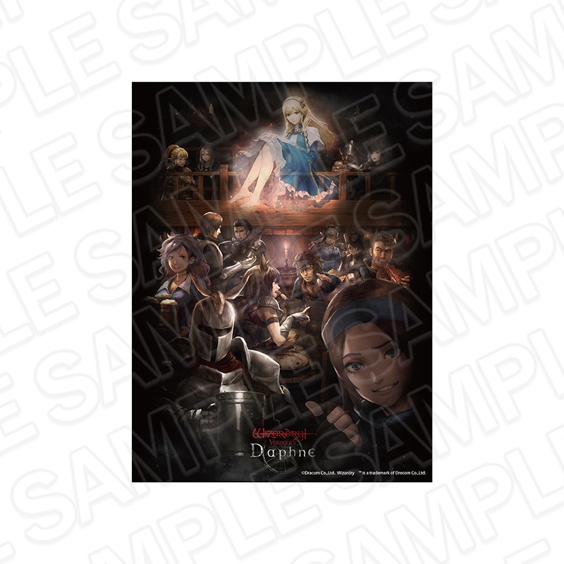 【有楽町マルイ 事後通販】『Wizardry Variants Daphne』　キャンバスプレート【2026年1月下旬～2月中旬以降順次発送】