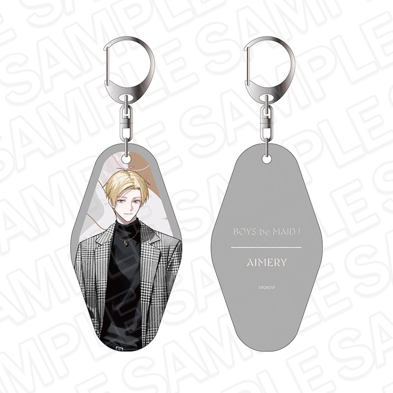 【AGF2025事後通販】BOYS be MAID！～御曹司メイドボーイ部の日日～　両面キーホルダー　エメリ・スノワール　Everyday Clothes AW ver.【2026年1月下旬～2月中旬以降順次発送】