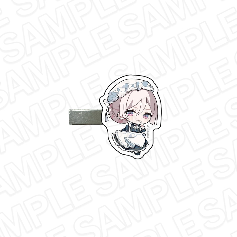 【AGF2025事後通販】BOYS be MAID！～御曹司メイドボーイ部の日日～　アクリルヘアクリップ　妃崎 余花　メイド服　デフォルメ ver.【2026年1月下旬～2月中旬以降順次発送】