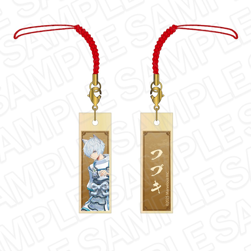 【事後通販】『龍の国 ルーンファクトリー』　木札ストラップ　フブキ【2026年2月上旬～下旬以降順次発送】