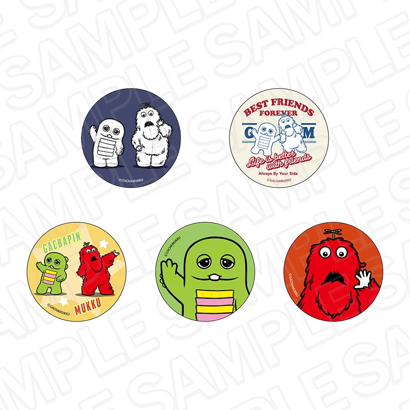 【事後通販】ガチャピン・ムック　カンバッジ(ランダム)　デザインA【2026年2月中旬～3月上旬以降順次発送】