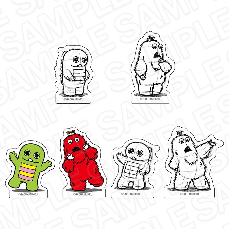 【事後通販】ガチャピン・ムック　アクリルマスコット(ランダム)　デザインA【2026年2月中旬～3月上旬以降順次発送】