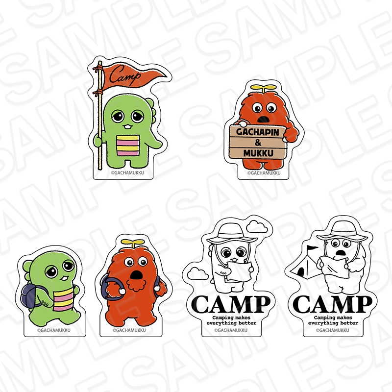 【事後通販】ガチャピン・ムック　アクリルマスコット(ランダム)　デザインB【2026年2月中旬～3月上旬以降順次発送】