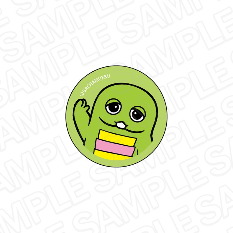 【事後通販】ガチャピン・ムック　ガラス箸置き　ガチャピン【2026年2月中旬～3月上旬以降順次発送】