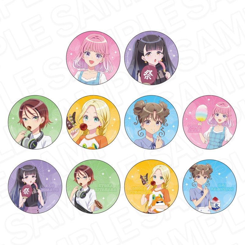 【予約受付11/20まで】オリジナルアニメ「前橋ウィッチーズ」　ホログラムカンバッジ(ブラインド)　夏私服 ver.【2026年1月中旬頃発売】