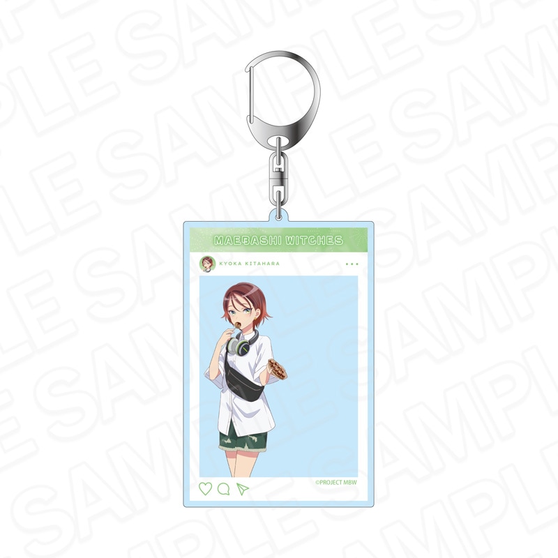【予約受付11/20まで】オリジナルアニメ「前橋ウィッチーズ」　SNS風アクリルキーホルダー　北原 キョウカ　夏私服 ver.【2026年1月中旬頃発売】