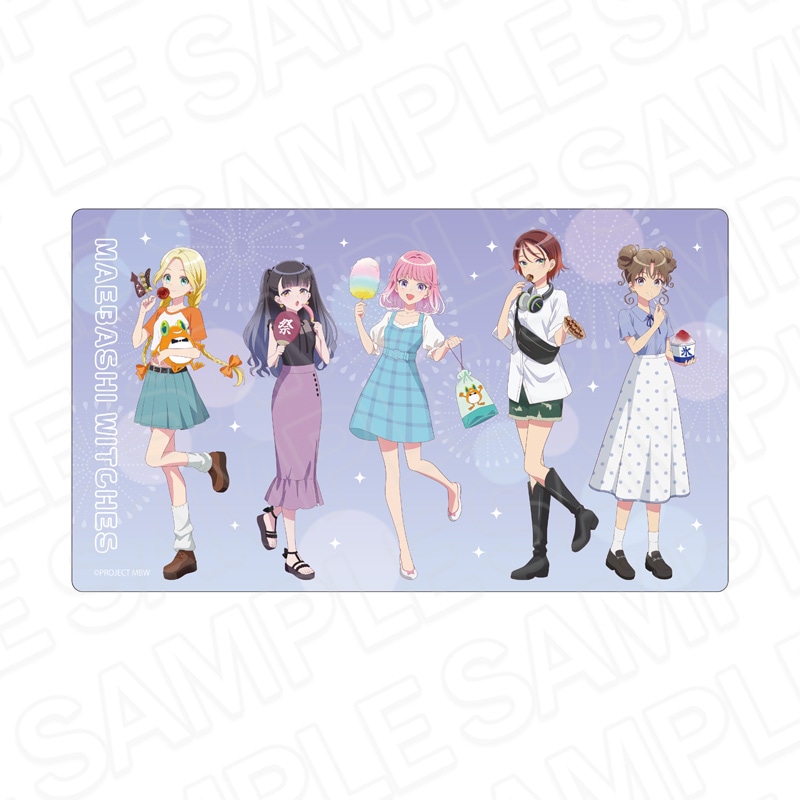 【予約受付11/20まで】オリジナルアニメ「前橋ウィッチーズ」　ラバーデスクマット　夏私服 ver.【2026年1月中旬頃発売】