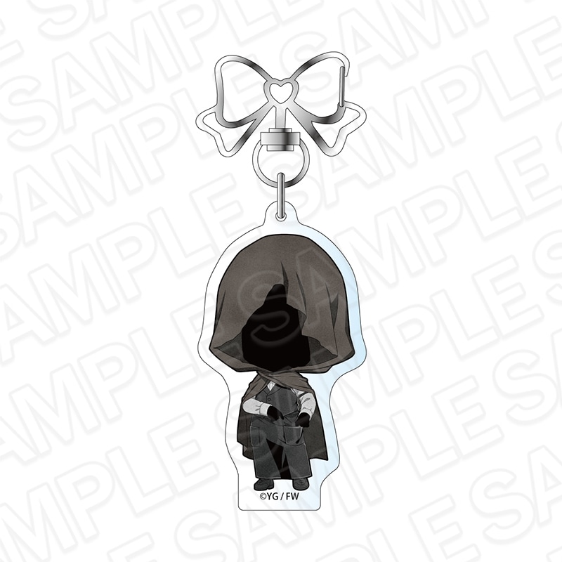 CAFE事後通販】文字化化 アクリルキーホルダー 赤い傘の男 ウェイター