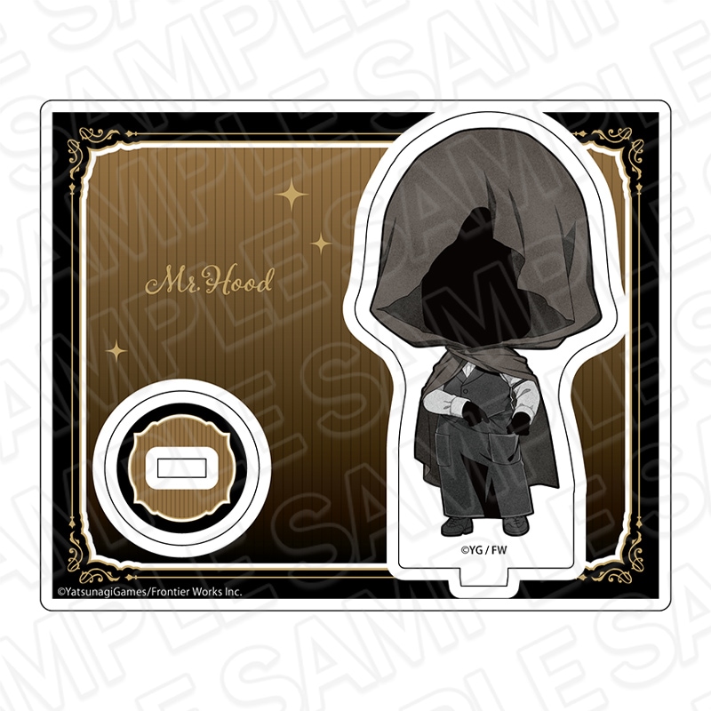 CAFE事後通販】文字化化 アクリルスタンド 銀髪の男 ウェイター