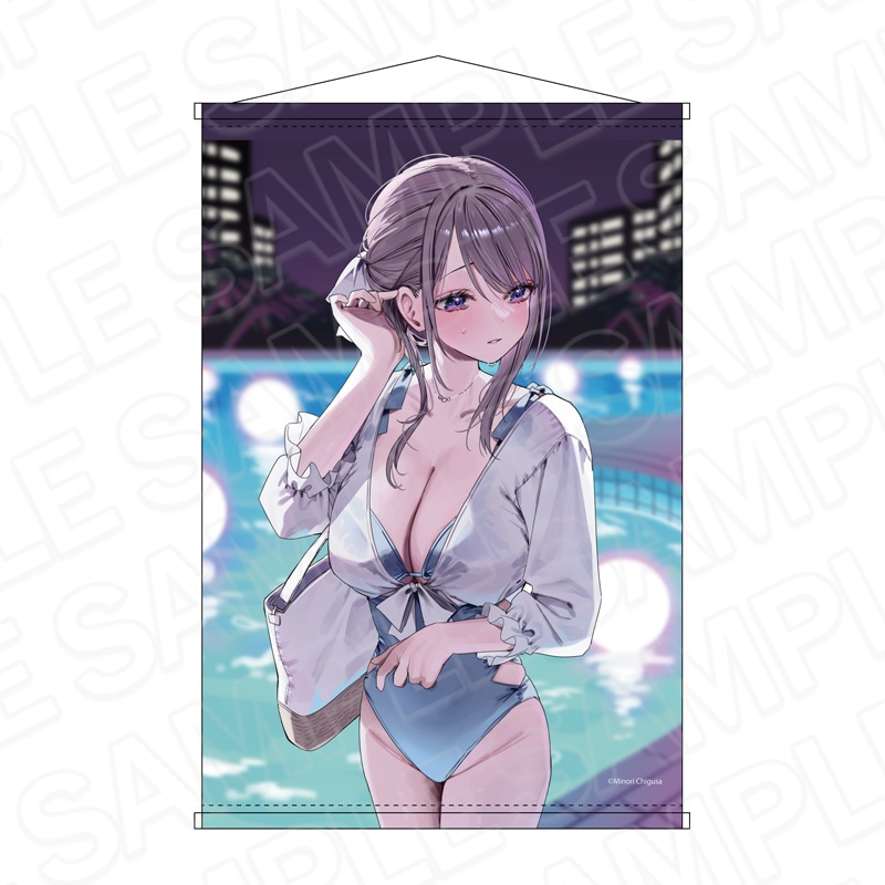 【予約受付11/27まで】志乃と恋　B2タペストリー　志乃　ナイトプール ver.【2026年1月下旬頃発売】