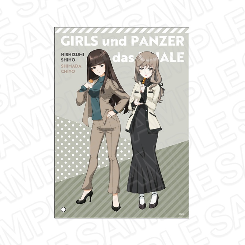 【事後通販】ガールズ＆パンツァー 最終章　ミニアクリルアート　西住 しほ&島田 千代　食べ歩き ver.【2026年2月中旬～3月上旬以降順次発送】