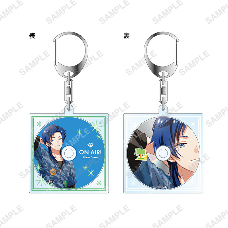 【事後通販】オンエア！　ＣＤ風アクリルキーホルダー 「Unit Song Collection」 見明佐和 【2026年2月中旬～3月上旬以降順次発送】