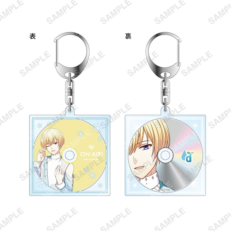 【事後通販】オンエア！　ＣＤ風アクリルキーホルダー 「Unit Song Collection」 白雪零 【2026年2月中旬～3月上旬以降順次発送】