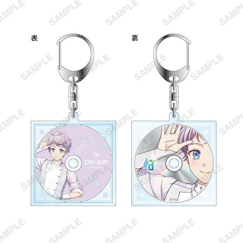 【事後通販】オンエア！　ＣＤ風アクリルキーホルダー 「Unit Song Collection」 雨知祭利 【2026年2月中旬～3月上旬以降順次発送】