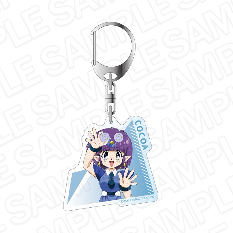 【事後通販】NG騎士ラムネ&40　アクリルキーホルダー　ココア　35周年記念展 ver.  [CS]【2026年2月中旬～3月上旬以降順次発送】