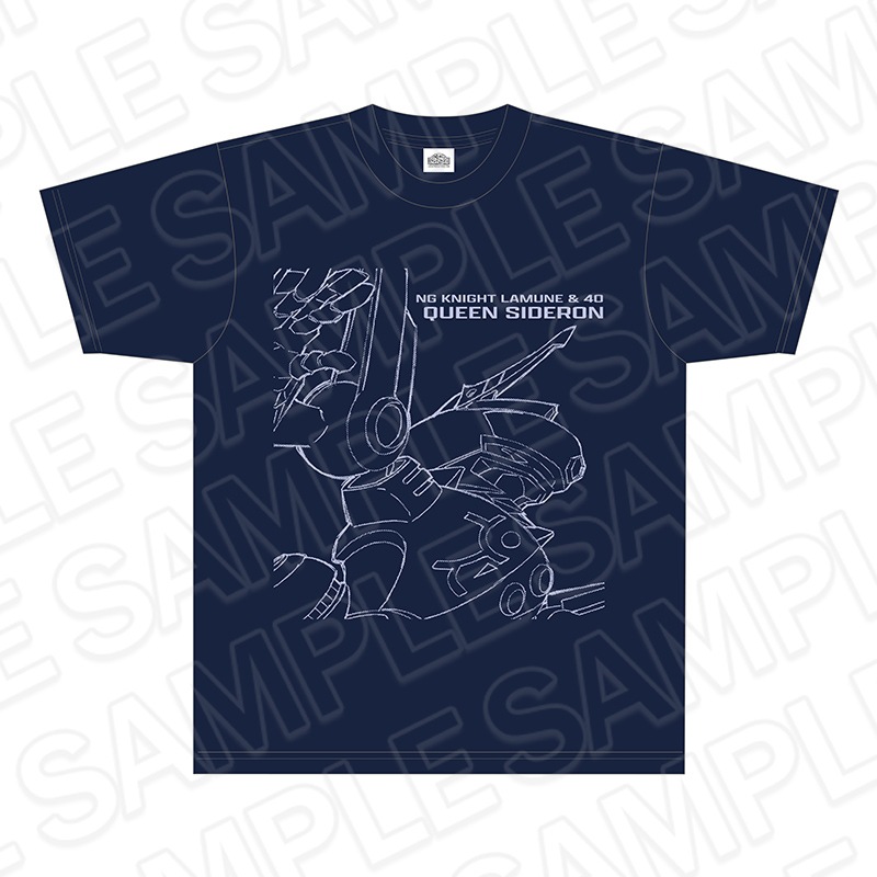 【事後通販】NG騎士ラムネ&40　Tシャツ　クイーンサイダロン　Lサイズ　35周年記念展 ver.  [CS]【2026年2月中旬～3月上旬以降順次発送】