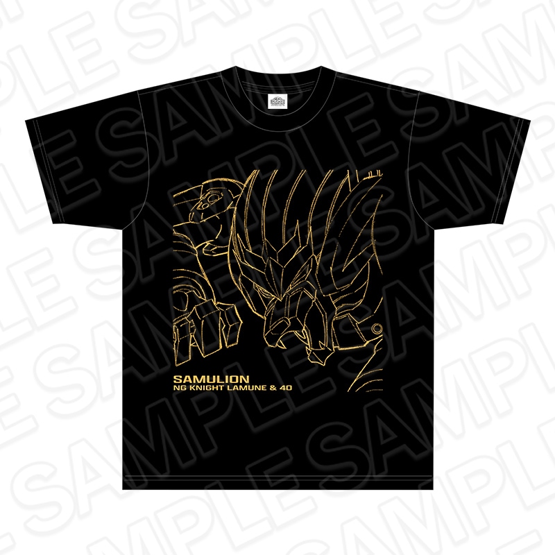 【事後通販】NG騎士ラムネ&40　Tシャツ　サムライオン　Lサイズ　35周年記念展 ver.  [CS]【2026年2月中旬～3月上旬以降順次発送】