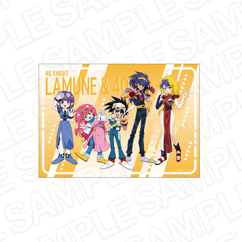 【事後通販】NG騎士ラムネ＆40　アクリルパネル 35周年記念展 ver. [葦プロダクション] 【2026年2月中旬～3月上旬以降順次発送】