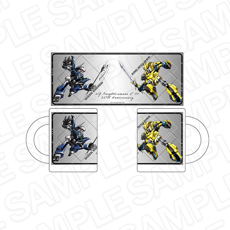 【事後通販】NG騎士ラムネ＆40　マグカップ キングスカッシャー＆クイーンサイダロン 35周年記念展 ver. [葦プロダクション] 【2026年2月中旬～3月上旬以降順次発送】