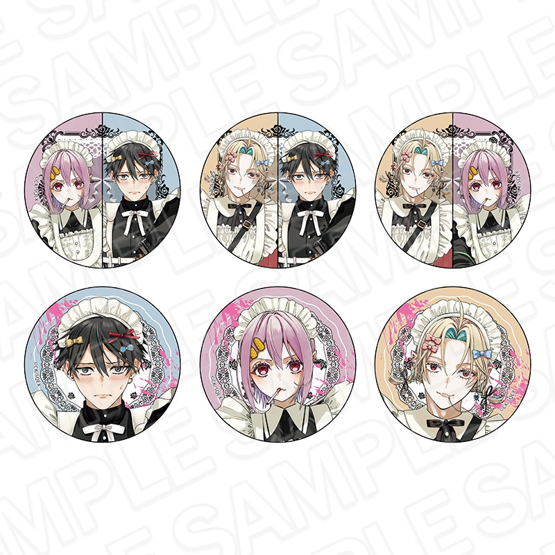 【先行予約】僕の呪いの吸血姫　カンバッジ(ブラインド)　不良メイド ver.【2026年2月中旬～3月上旬以降順次発送】