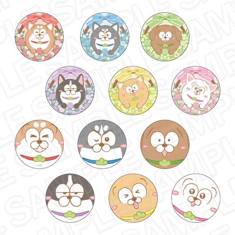 【事後通販】まついぬ　カンバッジ(ランダム)　6周年 ver.【2026年2月中旬～3月上旬以降順次発送】