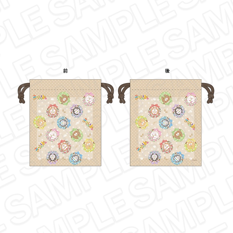 【事後通販】まついぬ　巾着　6周年 ver.【2026年2月中旬～3月上旬以降順次発送】