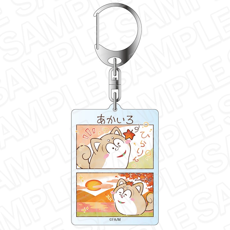 【事後通販】まついぬ　ホログラムキーホルダー　しばいぬ　まついぬたいむ ver.【2026年2月中旬～3月上旬以降順次発送】