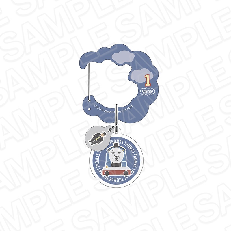 【CAFE STAND／POPUP SHOP事後通販】きかんしゃトーマス　アクリルカラビナ　トーマス　OVERWORK SERIES【2026年2月中旬～3月上旬以降順次発送】