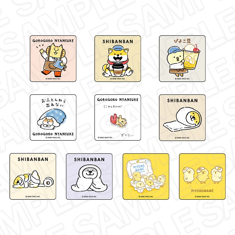 CAFE STAND事後通販】MIND WAVE キャラクター アクリルマグネット