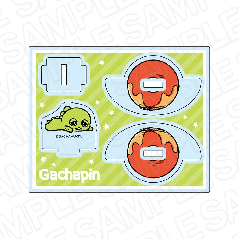ガチャピン CAFE STAND事後通販】ガチャピン・ムック アクリルクリップ(ランダム