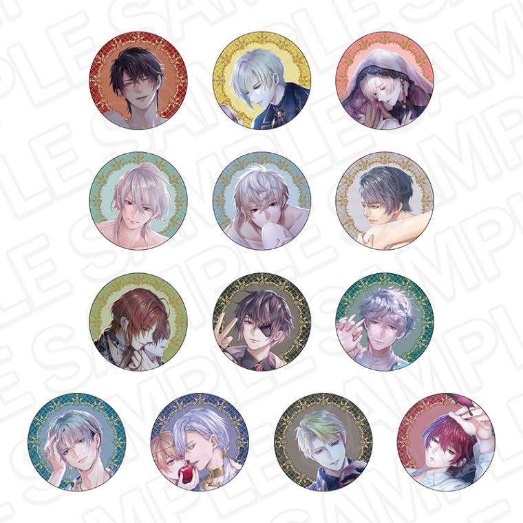 【CYBIRD SHOP事後通販】イケメン王子 美女と野獣の最後の恋　キラキラカンバッジ(ランダム)　2025 Winter ver.【2026年3月中旬～4月上旬以降順次発送】