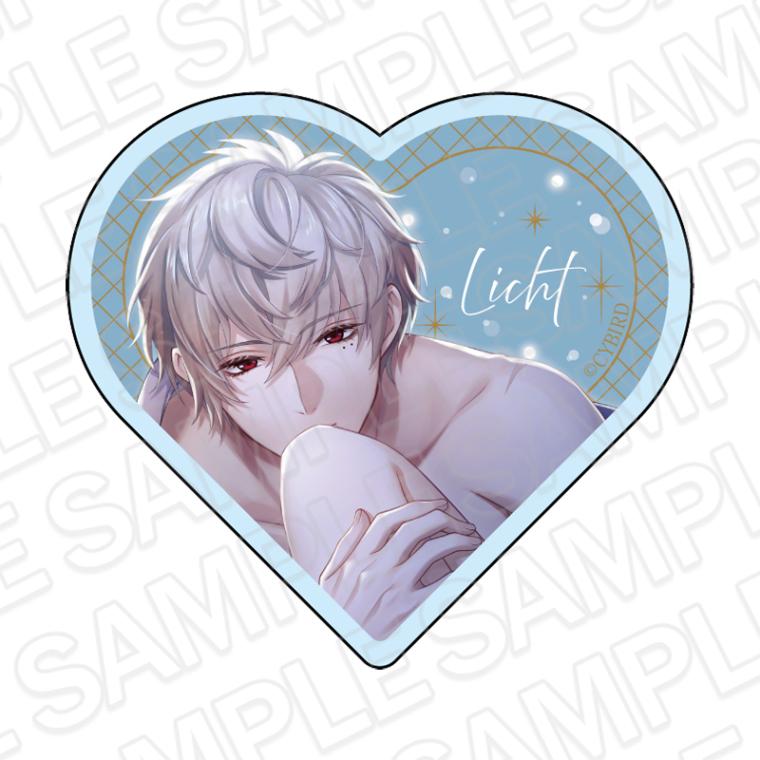 【CYBIRD SHOP事後通販】イケメン王子 美女と野獣の最後の恋　ハート型アクリルブロック　リヒト＝クライン　2025 Winter ver.【2026年3月中旬～4月上旬以降順次発送】