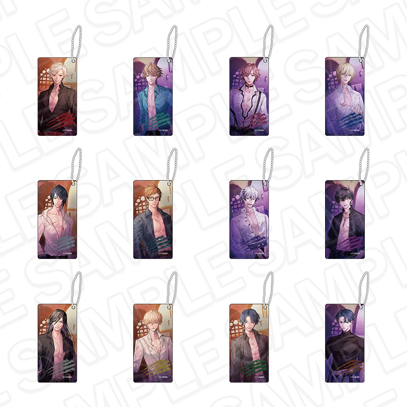 【CYBIRD SHOP事後通販】イケメンヴィラン 闇夜にひらく悪の恋　トレーディングアクリルドミノ Dark ver. 【2026年3月中旬～4月上旬以降順次発送】