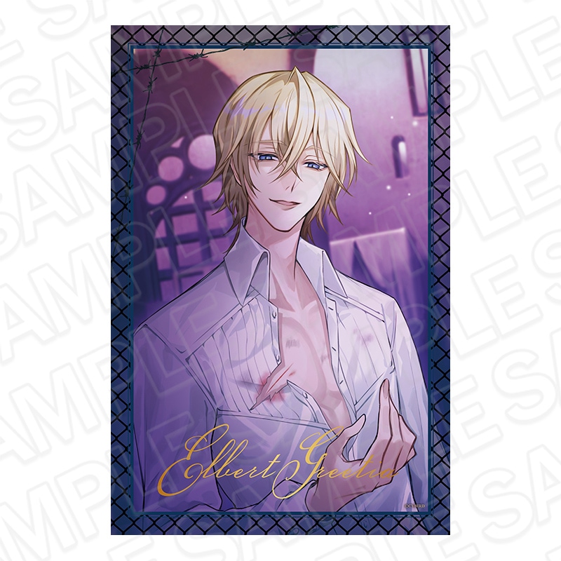 【CYBIRD SHOP事後通販】イケメンヴィラン 闇夜にひらく悪の恋　デカブロマイド Dark ver. エルバート【2026年3月中旬～4月上旬以降順次発送】