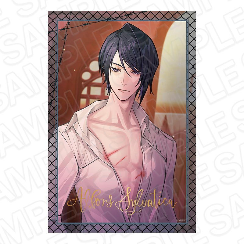 【CYBIRD SHOP事後通販】イケメンヴィラン 闇夜にひらく悪の恋　デカブロマイド Dark ver. アルフォンス【2026年3月中旬～4月上旬以降順次発送】