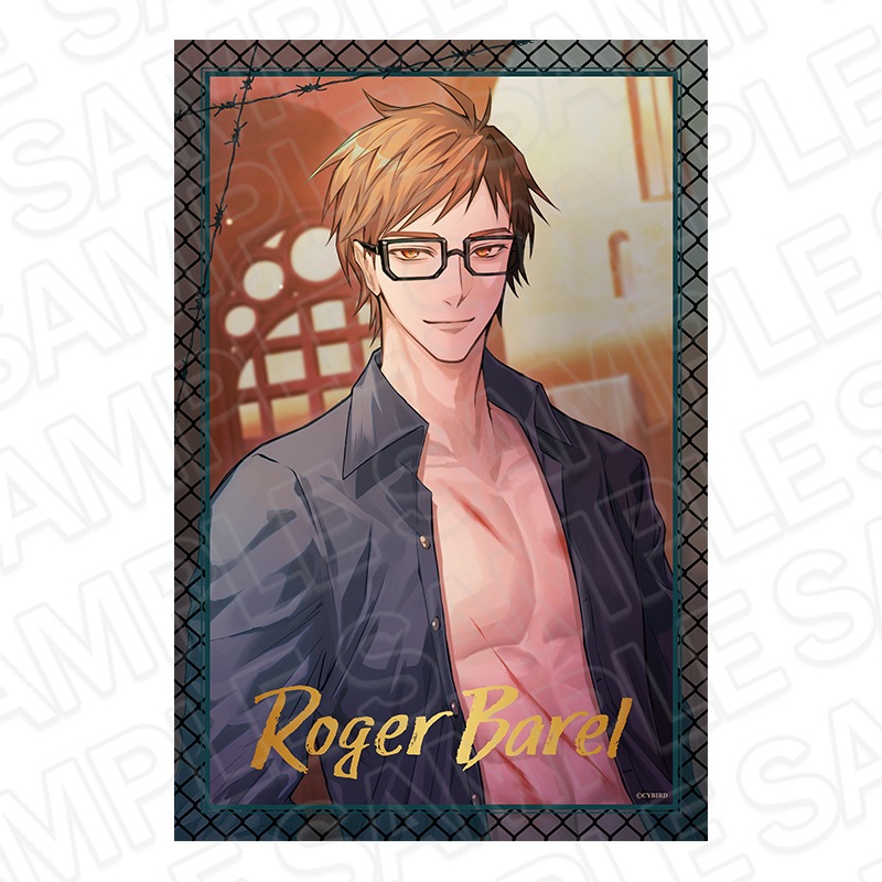 【CYBIRD SHOP事後通販】イケメンヴィラン 闇夜にひらく悪の恋　デカブロマイド Dark ver. ロジャー【2026年3月中旬～4月上旬以降順次発送】