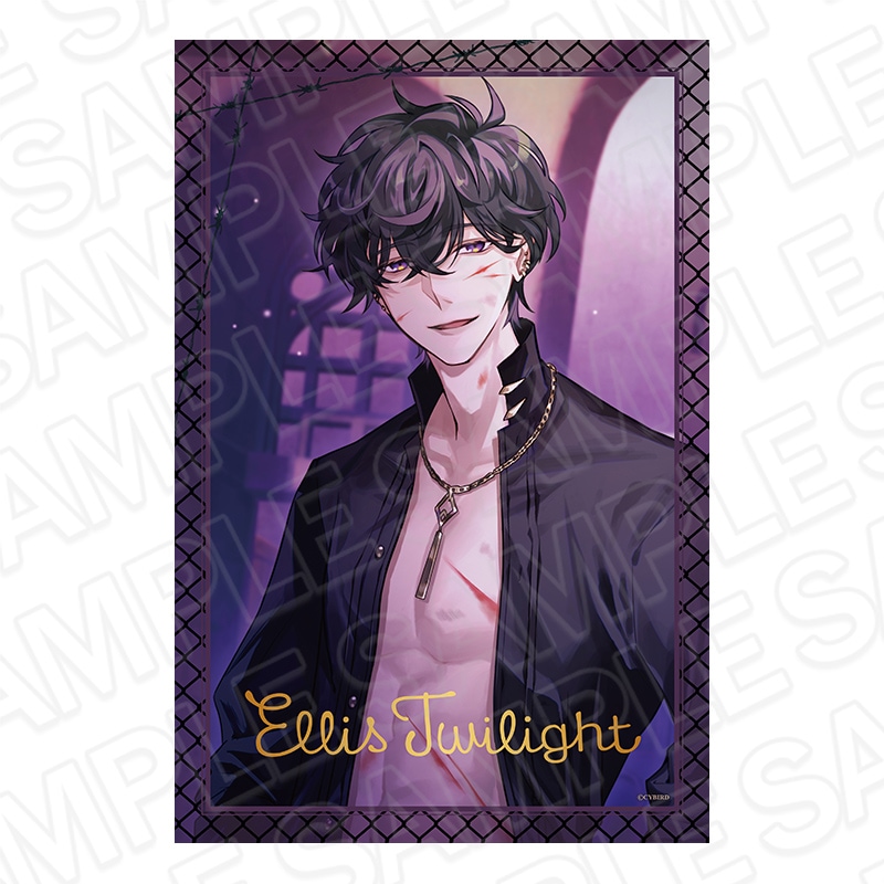 【CYBIRD SHOP事後通販】イケメンヴィラン 闇夜にひらく悪の恋　デカブロマイド Dark ver. エリス【2026年3月中旬～4月上旬以降順次発送】