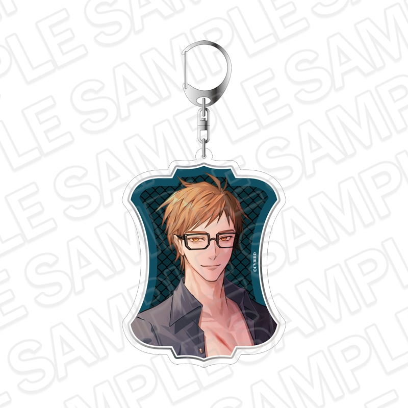 【CYBIRD SHOP事後通販】イケメンヴィラン 闇夜にひらく悪の恋　ホロデカアクリルキーホルダー Dark ver. ロジャー【2026年3月中旬～4月上旬以降順次発送】