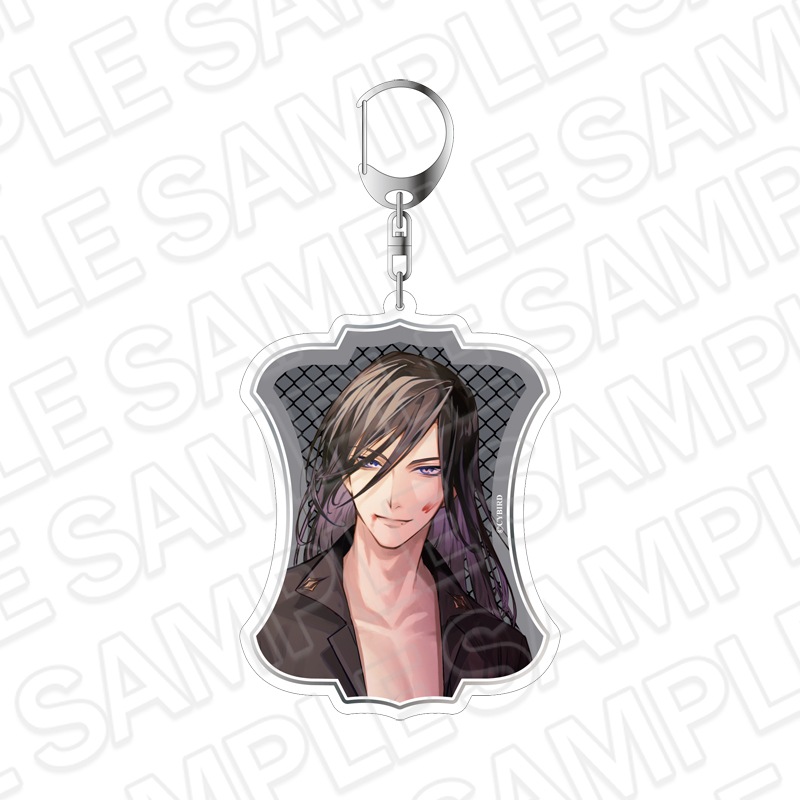 【CYBIRD SHOP事後通販】イケメンヴィラン 闇夜にひらく悪の恋　ホロデカアクリルキーホルダー Dark ver. ヴィクトル【2026年3月中旬～4月上旬以降順次発送】