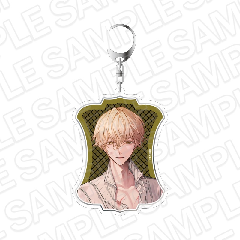 【CYBIRD SHOP事後通販】イケメンヴィラン 闇夜にひらく悪の恋　ホロデカアクリルキーホルダー Dark ver. ダリウス【2026年3月中旬～4月上旬以降順次発送】